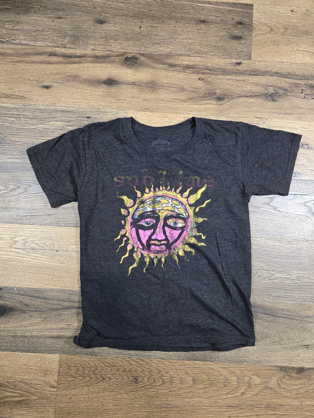 Sublime Tshirt Charcoal Graphic Womens Tee